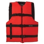 Onyx General Purpose Boating Life Jacket Oversize Red