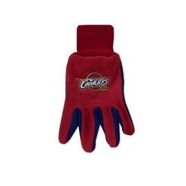 Cleveland Cavaliers Gloves Two Tone Style Adult Size - Special Order