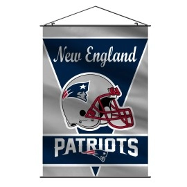 Fremont Die Nfl New England Patriots Wall Banner 28 X 40 28 X 40 Team Colors