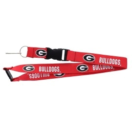 Georgia Bulldogs Lanyard Red