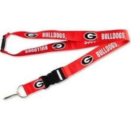 Georgia Bulldogs Lanyard Red