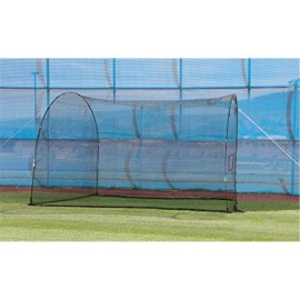 Heater Sports 12 X 12 X 10 Home Run Baseball Softball Batting Cage Portable Net With Durable Frame Builtin Machine Squa