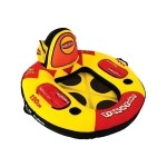 Sportsstuff Trek N Tube 1 Person 50 In Deflated 48 In Inflated Yellow Red Black