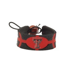 Ncaa Texas Tech Red Raiders Team Color Basketball Bracelet