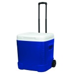 Igloo Ice Cube 60 Quart Roller Cooler Ocean Blue