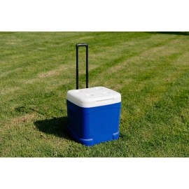 Igloo Ice Cube 60 Quart Roller Cooler Ocean Blue