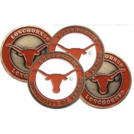 4 Texas Longhorns Golf Ball Markers