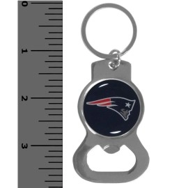 Nfl Siskiyou Sports Fan Shop New England Patriots Bottle Opener Key Chain One Size Team Color Black