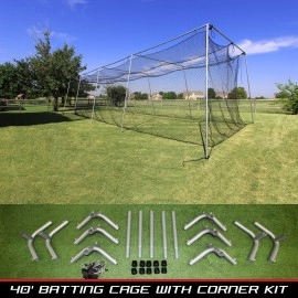 Cimarron 40X12X10 24 Batting Cage Frame Corners