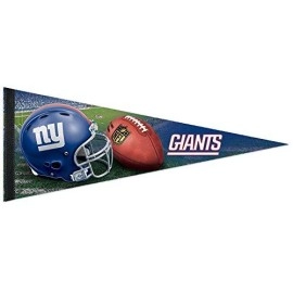New York Giants Pennant 12x30 Premium Field Design