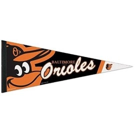 Baltimore Orioles Pennant 12x30 Premium Style - Special Order