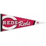 Cincinnati Reds Pennant 12x30 Premium Style - Special Order