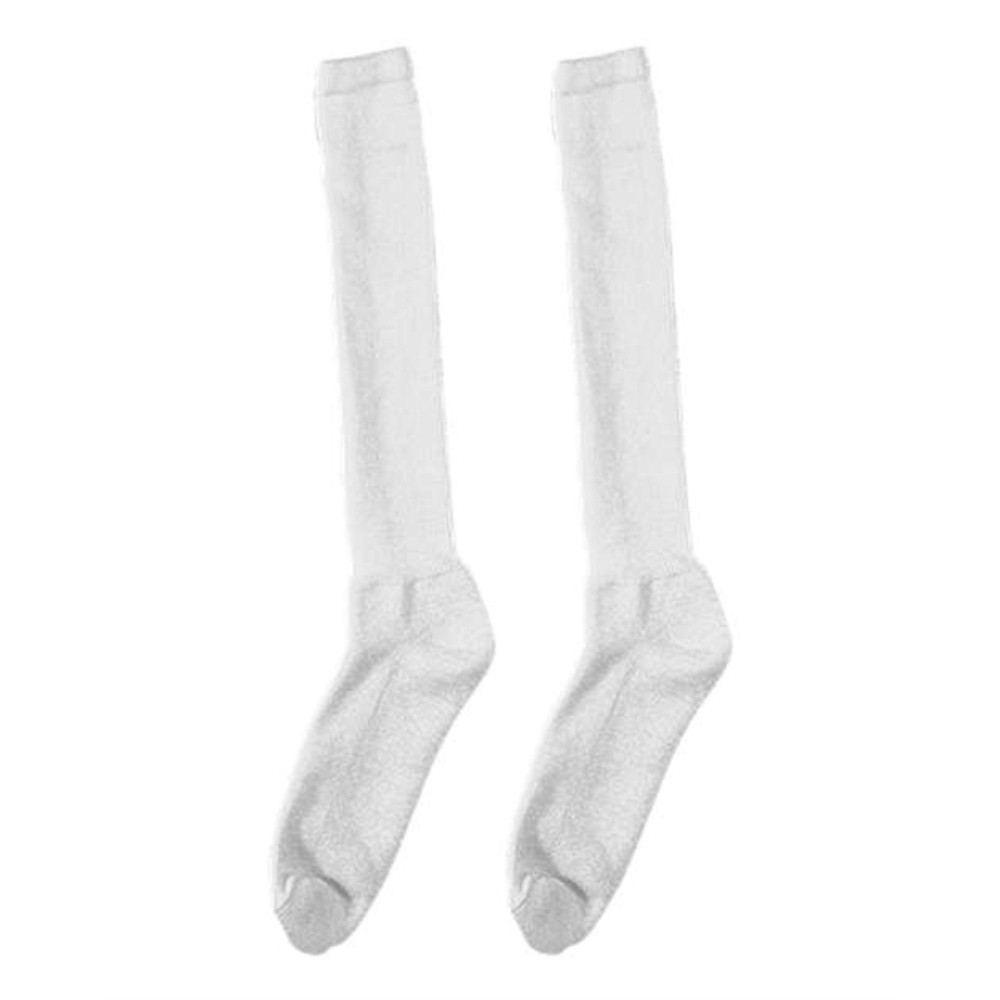 Alleson Athletic Youth Acrylic Utility Sport Socks - White, One Size