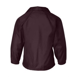 Augusta Sportswear Youth Coach's Jacket - Maroon, M