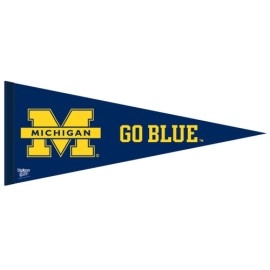 Wincraft Ncaa 90993013 University Of Michigan Premium Pennant 12 X 30