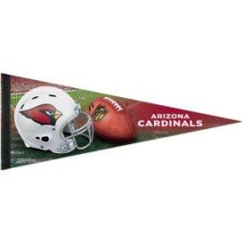 Arizona Cardinals Pennant 12x30 Premium Style Helmet Design