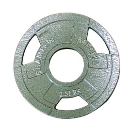 2.5lb Olympic Rubber Coated Grip Plate