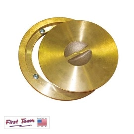 Brass Ring and Cap for Floating Floors