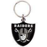 NFL Siskiyou Sports Fan Shop Las Vegas Raiders Chrome & Enameled Key Chain One Size Team Colors