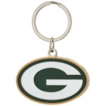 NFL Siskiyou Sports Fan Shop Green Bay Packers Chrome & Enameled Key Chain One Size Team Colors