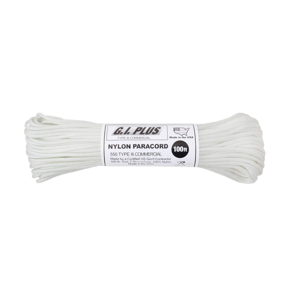 Rothco Nylon Paracord White