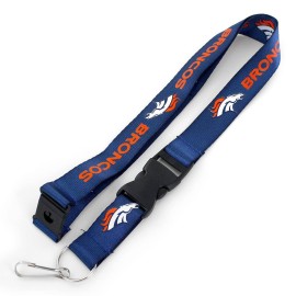 Nfl Denver Broncos Team Lanyard Blue