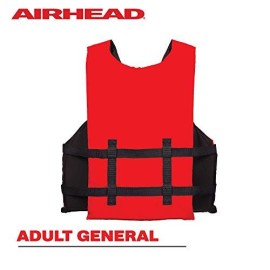 AIRHEAD General All Purpose Life Jacket, US Coast Guard Approved Type III Life Vest perfect for Boating and Personal Watercraft Use