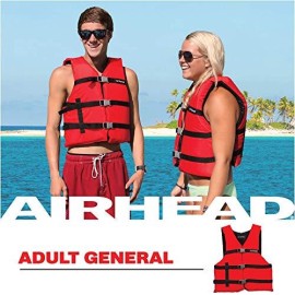 AIRHEAD General All Purpose Life Jacket, US Coast Guard Approved Type III Life Vest perfect for Boating and Personal Watercraft Use