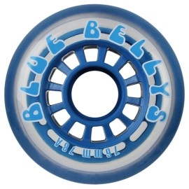 Blue Bellies 8 Inline Skate Wheels 76Mm 78A Clearblue