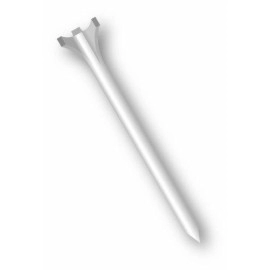 Zero Friction Tour 3Prong Golf Tees 314 Inch White Pack Of 30