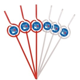 Nhl New York Rangers Team Sips 6 Straws