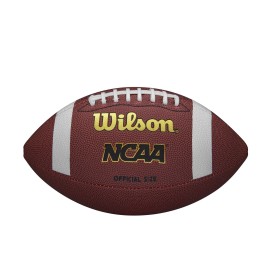 Wilson Ncaa Composite Football Peewee Size Brown