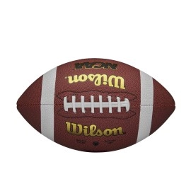 Wilson Ncaa Composite Football Peewee Size Brown