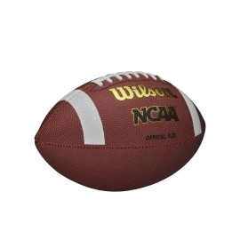 Wilson Ncaa Composite Football Peewee Size Brown