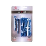 Zero Friction Tour 3Prong Golf Tees 234 Inch Blue Pack Of 40