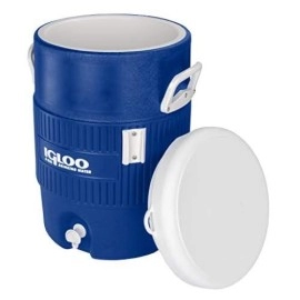 Igloo Seat Top Beverage Cooler with Cup Dispenser (5-Gallon, Ocean Blue)