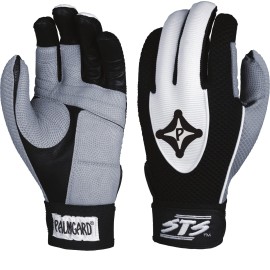 Palmgard Sts Adult Batting Glove Pair Pack Blackgrey Extra Large