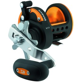 Daiwa Sgt30H Seagate Star Drag Saltwater Reel 30 61 Gear Ratio 6Crbb 1Rb Bearings 1540 Lb Max Drag Right Hand Black