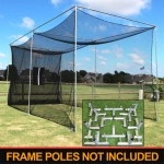 Cimarron 20x10x10 Masters Golf Net with Frame Kit