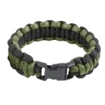 Rothco Twotone Paracord Bracelet 8 Inches Olive Drabblack