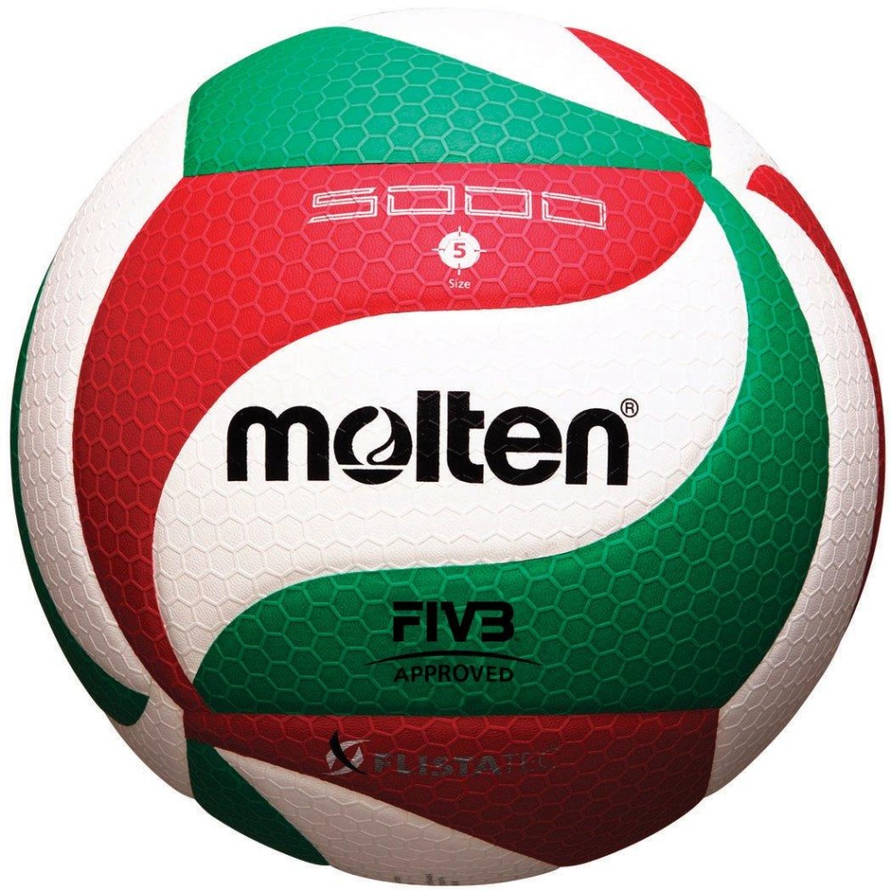 Molten V5M5000 Mens Ncaa Flistatech Volleyball Redgreenwhite 1