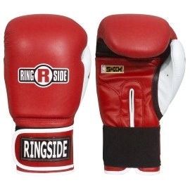 Ringside Gel Shock Boxing Super Bag Gloves Black Large