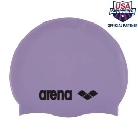 Arena Classic Unisex Soft Silicone Swim Cap For Women And Men Intensive Training And Racing Comfortable Nonslip Long Hair Swim