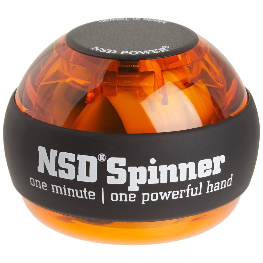 Nsd Pb688 Amber Essential Spinner Gyro Hand Grip Strengthener Wrist Forearm Exerciser