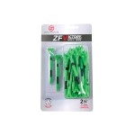 Zero Friction Victory 5Prong Golf Tees 234 Inch Green Pack Of 40