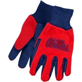 Wincraft NcAA Mississippi Old Miss Rebels Two Tone Style Adult Size gloves One Size Team color