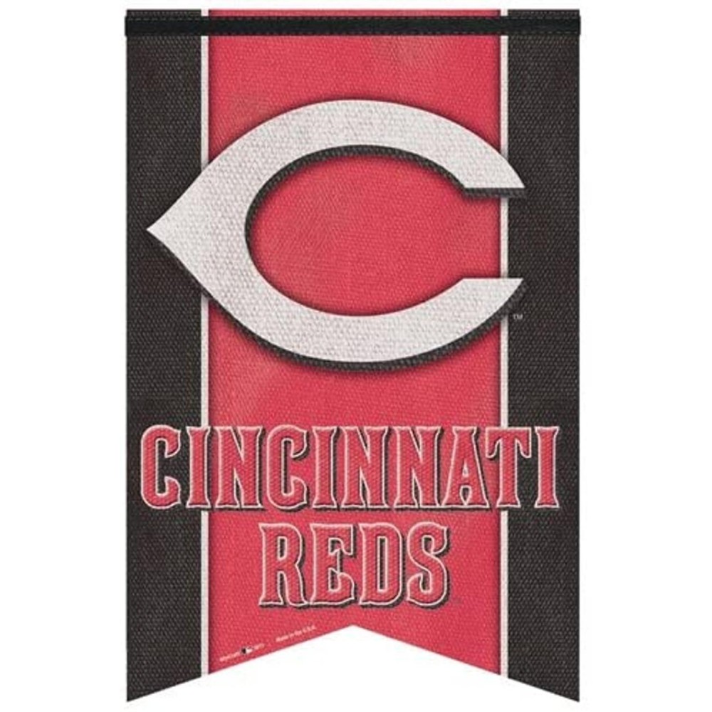 Cincinnati Reds Banner 17x26 Pennant Style Premium Felt