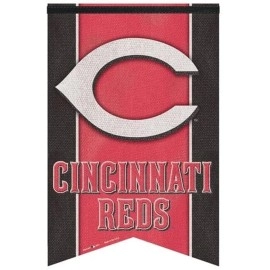 Cincinnati Reds Banner 17x26 Pennant Style Premium Felt