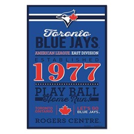 Toronto Blue Jays Sign 11x17 Wood Family Word Design Special Order