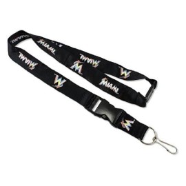 Miami Marlins Lanyard Black